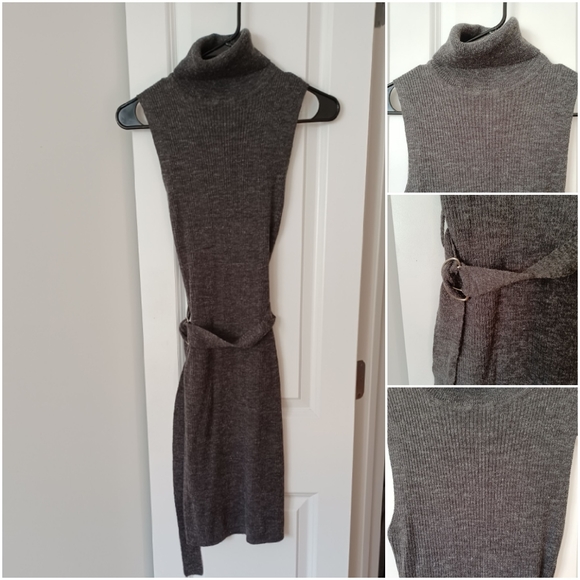 A/X Paris Turtleneck Mini Bodycon Dress - Picture 3 of 4